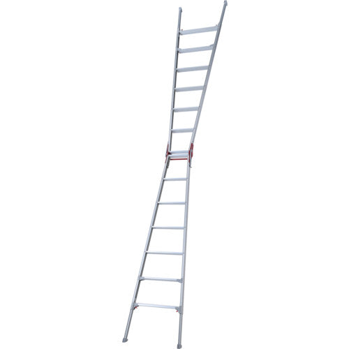 ハセガワ 脚部伸縮式アルミはしご兼用脚立 ワンタッチバー RYZ型 7段(10889)