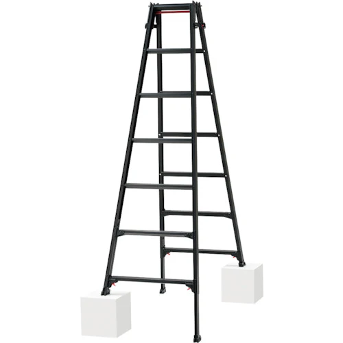 ハセガワ ハシゴ兼用伸縮脚立(ブラックレーベル)RYZB-21