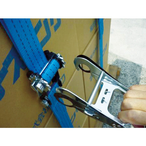 TESAC セパレートラッシングベルト(ハンドル分離式ベルト荷締機)アイタイプ