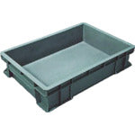 ヒシ S型コンテナ有効内寸579×387×124mm グレー