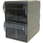 サカセ ビジネスカセッター Sタイプ単体 W125×D192×H186 引出し2個