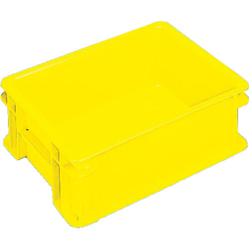 ヒシ S型コンテナ 有効内寸293×213×107mm 黄