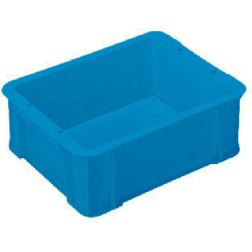ヒシ S型コンテナ W370×D282×H125 青 青