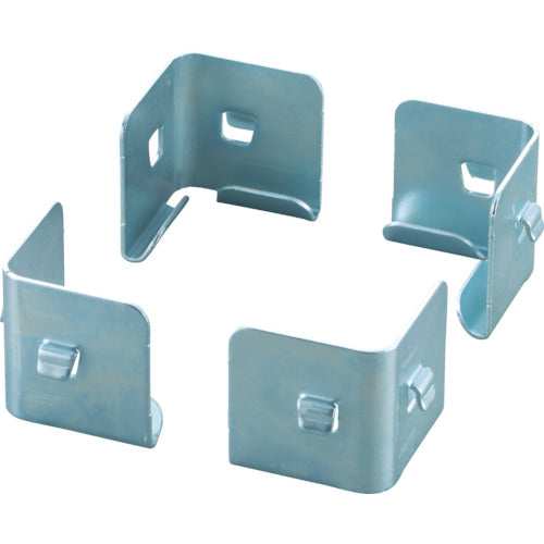 TRUSCO スチールラック SBL型抗菌塗装セミボルトレス軽量棚用 中段金具 4個入