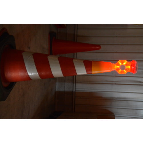 TRUSCO 安全コーン用ソーラー工事灯