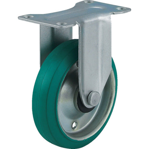 TRUSCO エコ運搬車用キャスター 三価クロムメッキΦ100 固定
