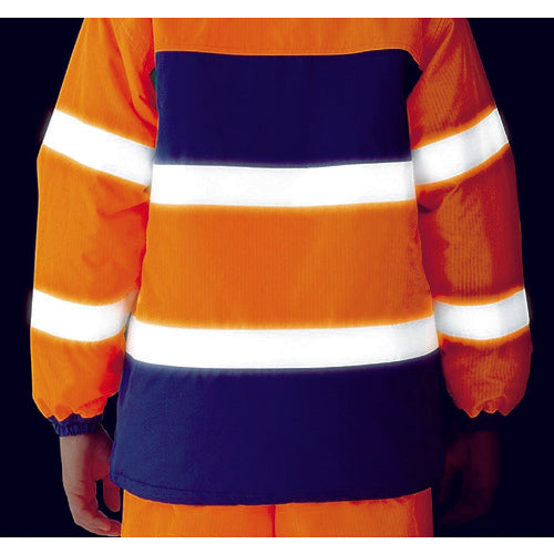 ミドリ安全 高視認性 防水帯電防止防寒ブルゾン オレンジ 3L