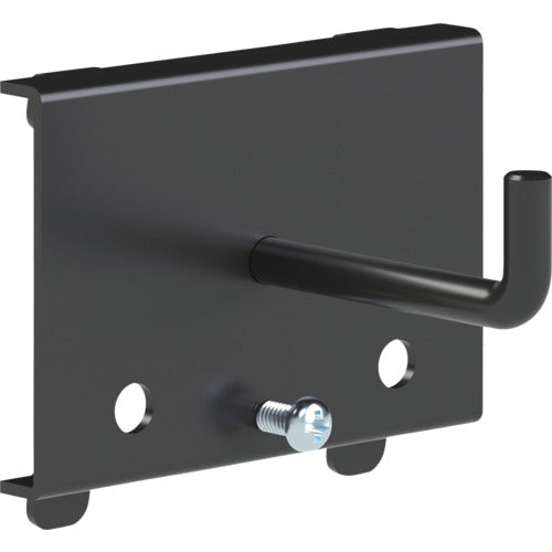 TRUSCO パンチングパネル用工具フック1本爪 黒