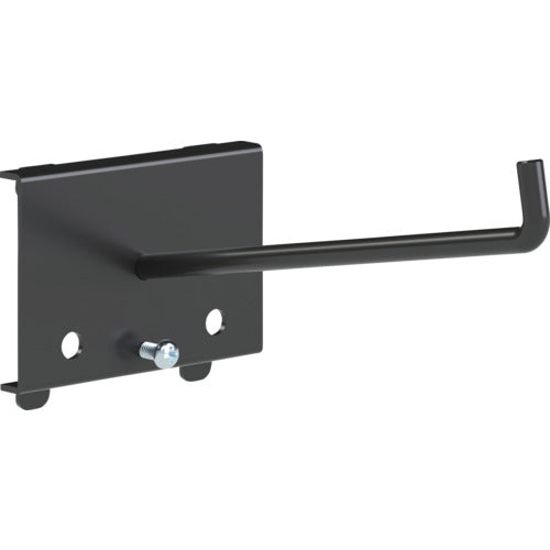 TRUSCO パンチングパネル用工具フック1本爪ロング 黒