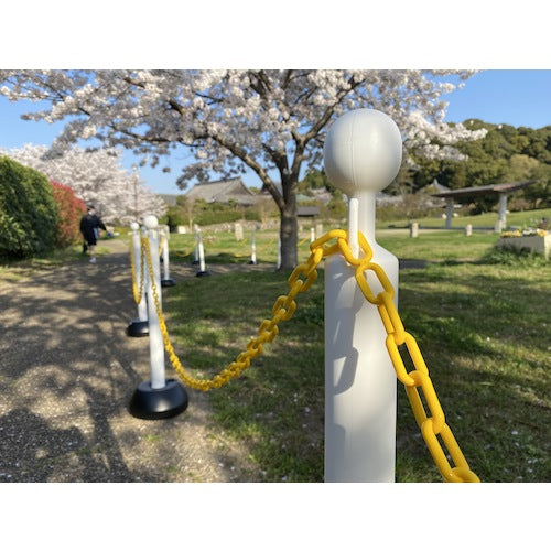 ミツギロン カット時にゴミがでない環境配慮型プラチェーン ゼロゼロチェーン イエロー Φ6mm×50m SF−82−Y