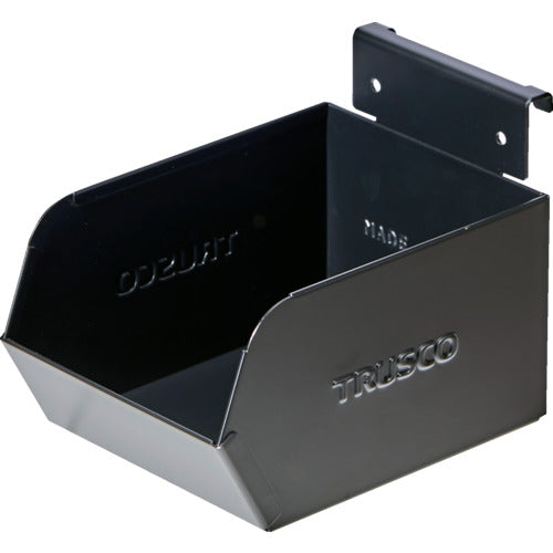 TRUSCO パンチングパネル用スチールコンテナ 小 ブラック