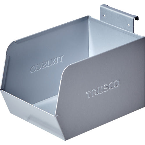 TRUSCO パンチングパネル用スチールコンテナ 大 シルバー