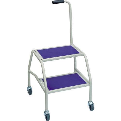 NF 移動式踏み台SFS型 2段スリップ防止ゴム付きH800X470X455