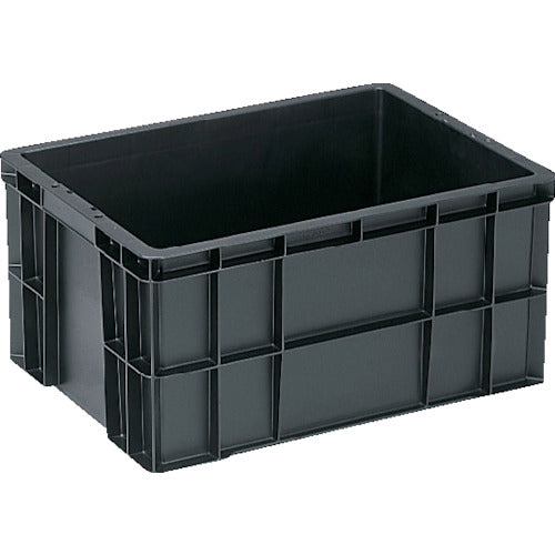 サンコー 導電性ボックス型コンテナー 206110 サンボックス#64 黒