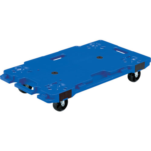 サンコー 樹脂製平台車 802462 サンキャリー6839 ブルー