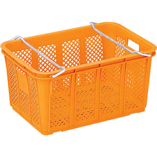 サンコー ネスティングコンテナー 104500 サンテナーA#50(ハンドル付)オレンジ