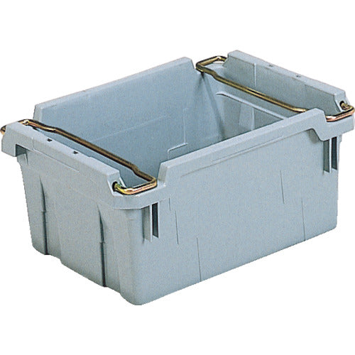 サンコー ネスティングコンテナー 202204 サンバケット#25N(ハンドル付)ライトグレー