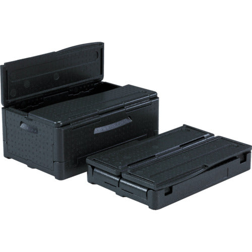 サンコー 折りたたみコンテナー 780510 EPオリコン38 ブラック