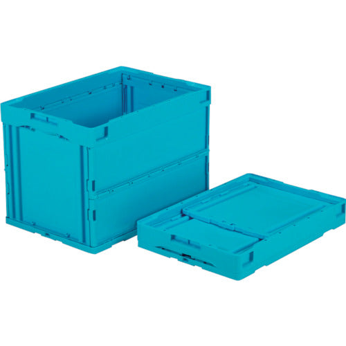 サンコー 折りたたみコンテナー 559880 オリコンM60B ライトブルー