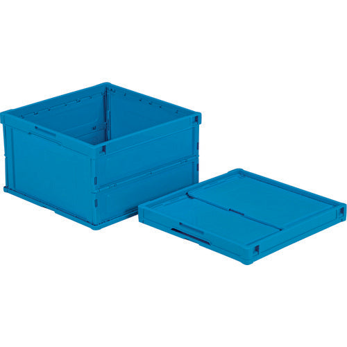 サンコー 折りたたみコンテナー 559920 ペタンコO-25Bブルー 容量24.8L