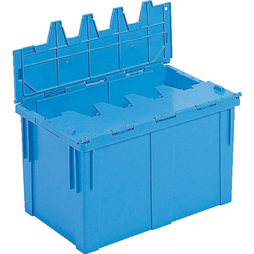 サンコー フタ一体型ネスティングコンテナー 204600 サンクレット#50Fブルー