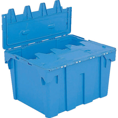 サンコー フタ一体型ネスティングコンテナー 208400 サンクレットP#80ブルー