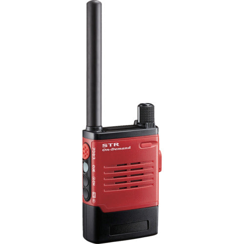 八重洲無線 ヘビーデューティーSTRオンデマンドインカム 特定小電力トランシーバー レッド 「詳細設定タイプ」
