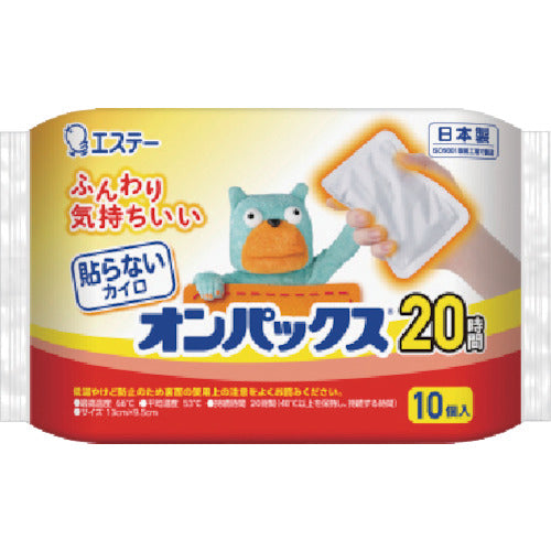 エステー カイロ 新KUMA貼らないオンパックス 10P