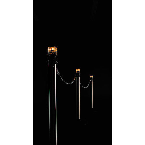 テラモト LEDライト付きチェーンスタンド プラチェーン白 常灯