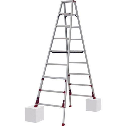 PiCa 上部操作式四脚アジャスト式専用脚立 SXJ型