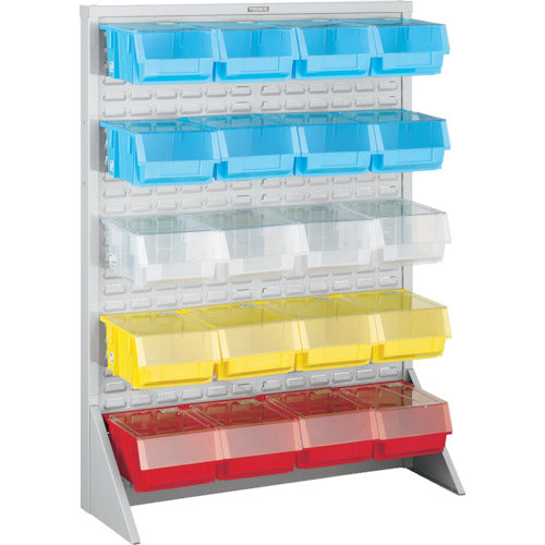 TRUSCO パネルコンテナラック 910X320XH1240 大X20 フタ付