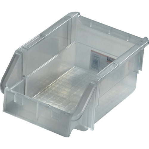 TRUSCO T型コンテナ ネスティングタイプ 透明