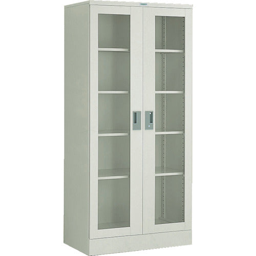 TRUSCO コンテナラックケース バンラックケース L型 両開き扉 844X490XH1790