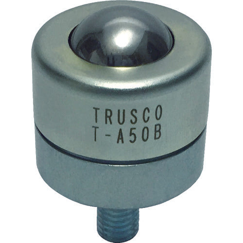 TRUSCO ボールキャスター 切削加工品上向用 スチール製ボール