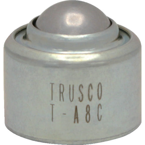 TRUSCO ボールキャスター プレス成型品上向用 スチール製ボール