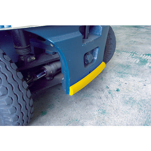 TRUSCO 安心クッション 半円型 1本入り ブラック