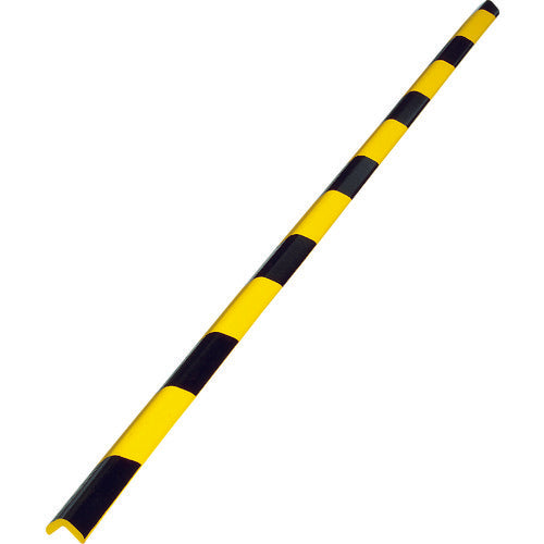 TRUSCO 安心クッションL字型 油面接着仕様 細 黒・黄 1本入