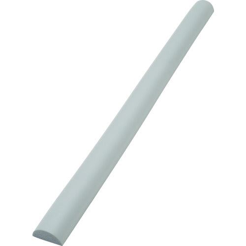 TRUSCO 安心クッション 半円型 0.9m 1本入 ライトグレー