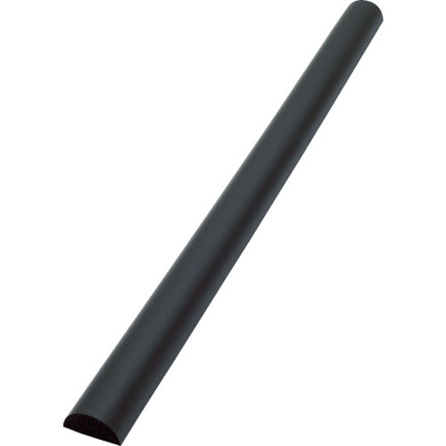 TRUSCO 安心クッション 半円型 0.9m 1本入 ブラック