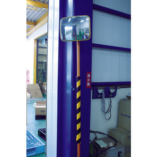 TRUSCO 安心クッション 丸型17mmX900mm トラ柄 黄/黒