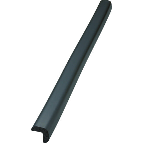 TRUSCO 安心クッション L字型 油面接着 極細 1本入 ブラック