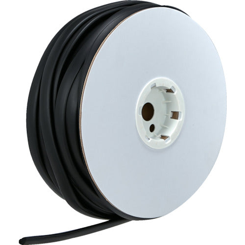 TRUSCO 安心クッションはさみこみ型ロール巻き 30m ブラック