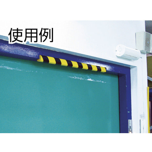 TRUSCO 安心クッションL字型大 黒・黄 1本入り