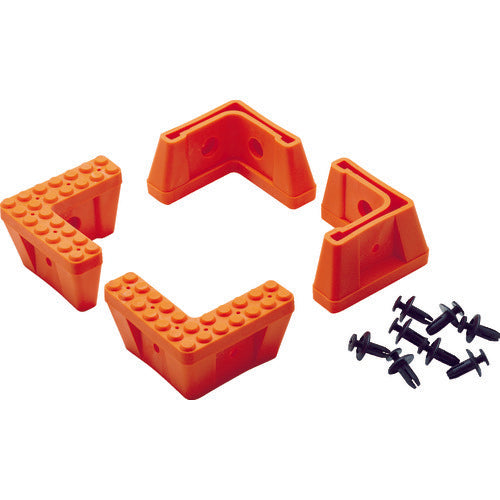 TRUSCO 滑り止めキャップ 4個 TASG用