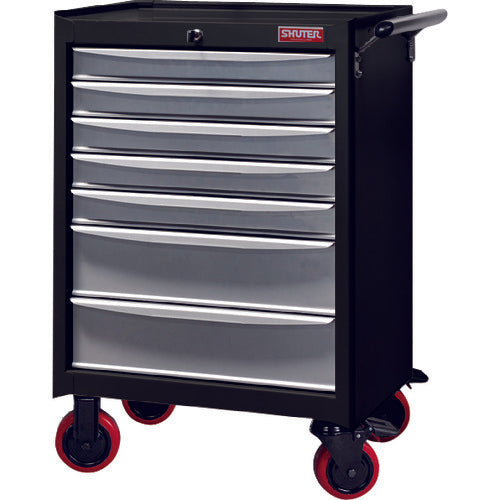 SHUTER 重量キャビネットカート TC−25 ブラック