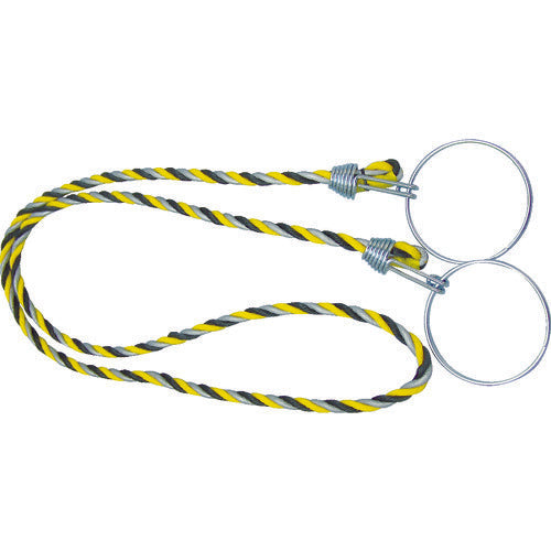 TRUSCO コーン用ロープ 反射標識 12mmX2m