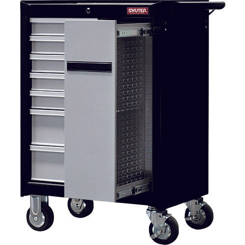 SHUTER 重量キャビネットカート TC−H25 ブラック