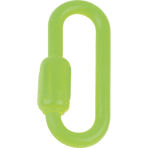 TRUSCO プラカラビナ 蛍光イエロー 6MM (2個入)