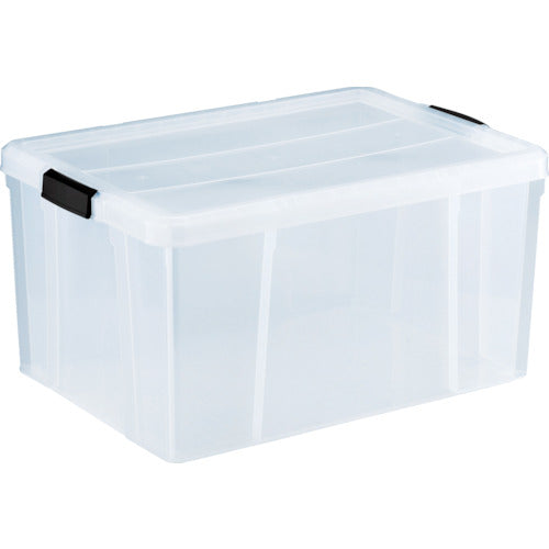 TRUSCO クリアライトボックス 66L 透明