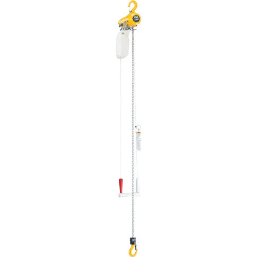 キトー エアホイスト 懸垂形(引きひも方式)標準揚程3m 定格荷重:0.49t(超微速・低中速タイプ)